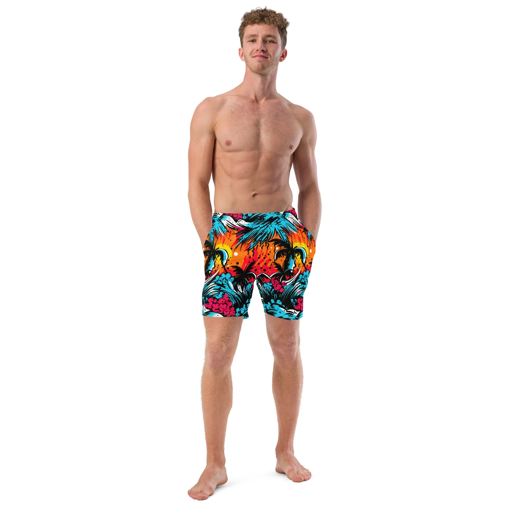 Men's Swim Trunks - Tropical Adventure 001