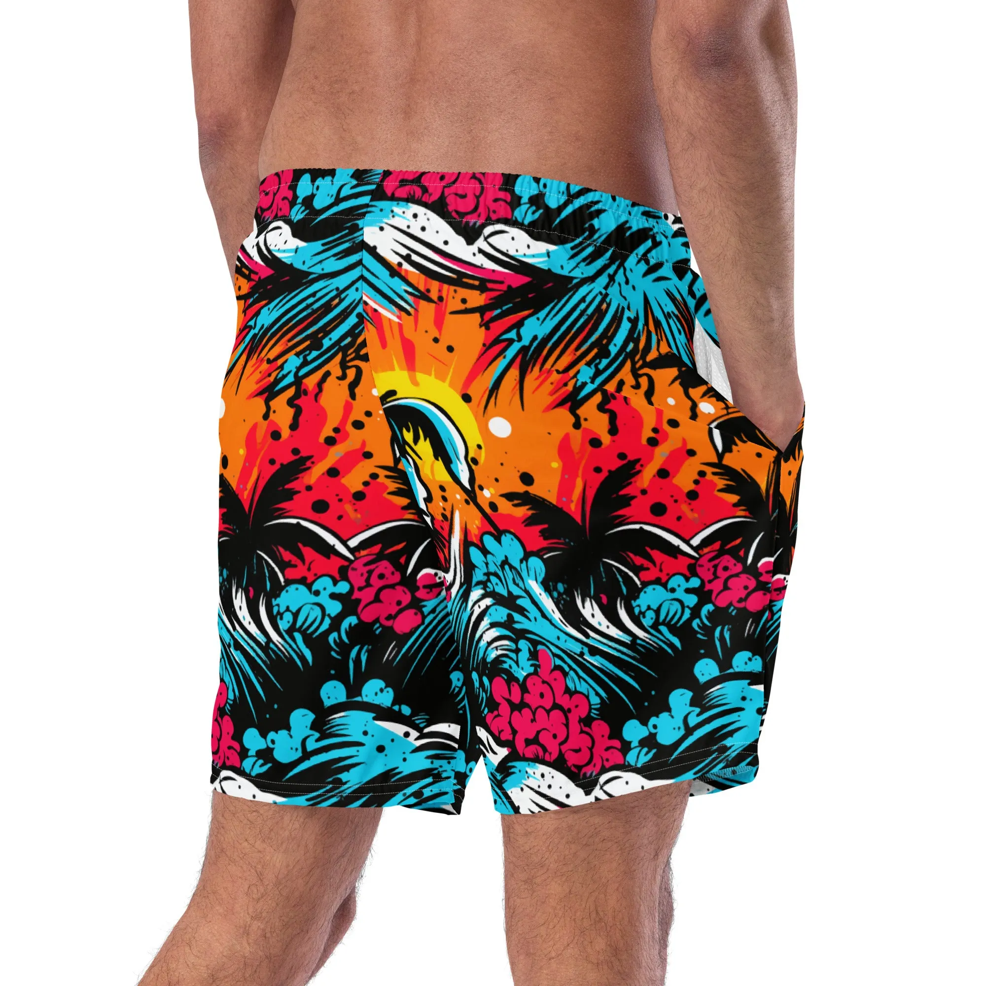 Men's Swim Trunks - Tropical Adventure 001