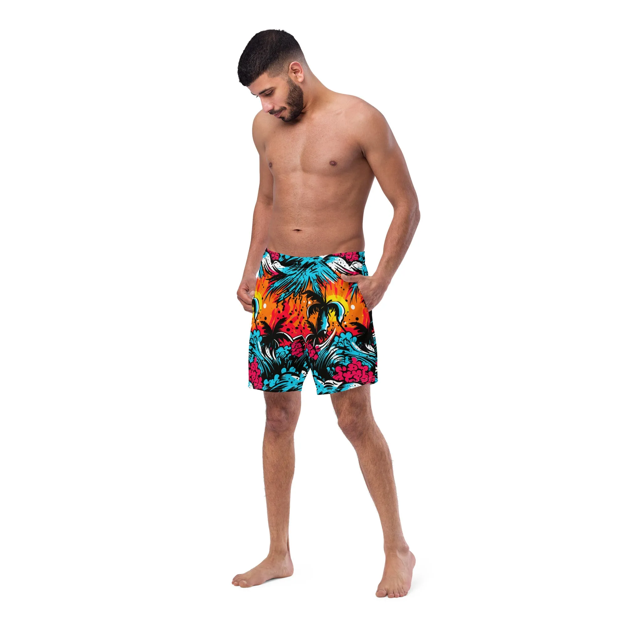 Men's Swim Trunks - Tropical Adventure 001