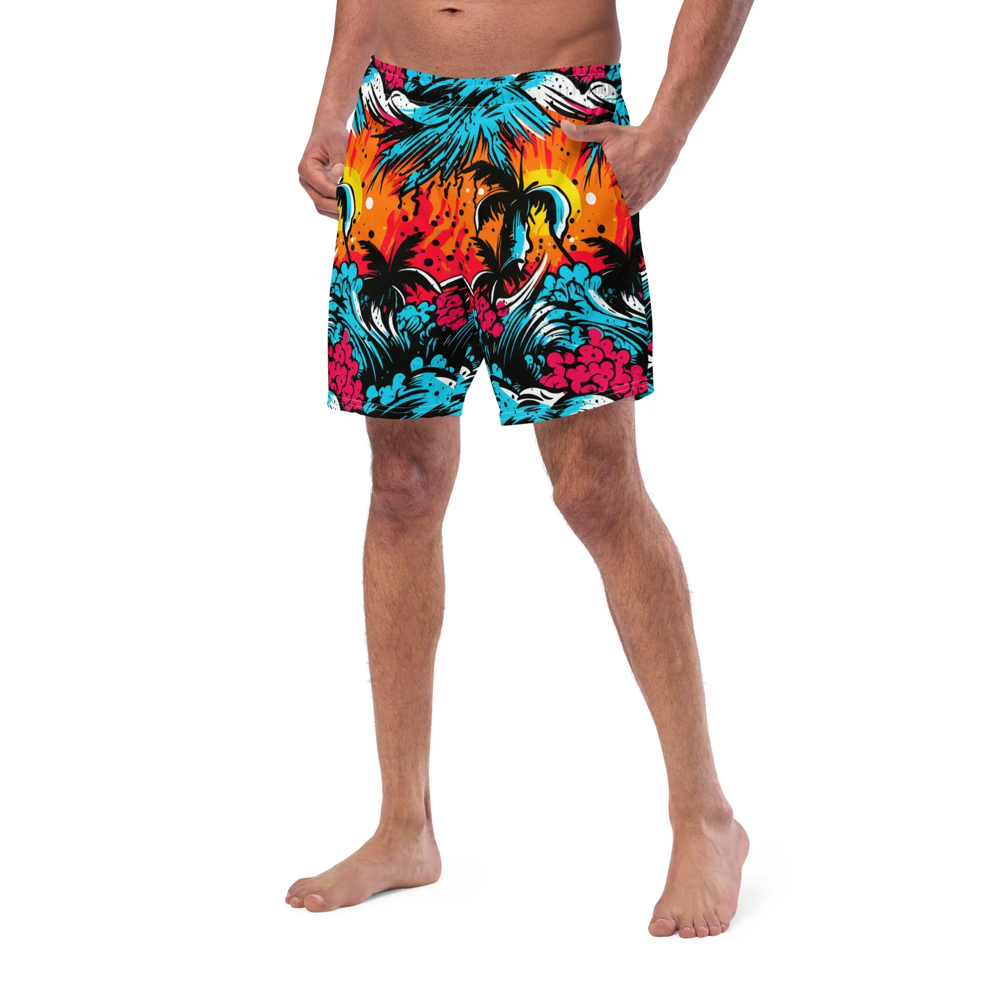 Men's Swim Trunks - Tropical Adventure 001