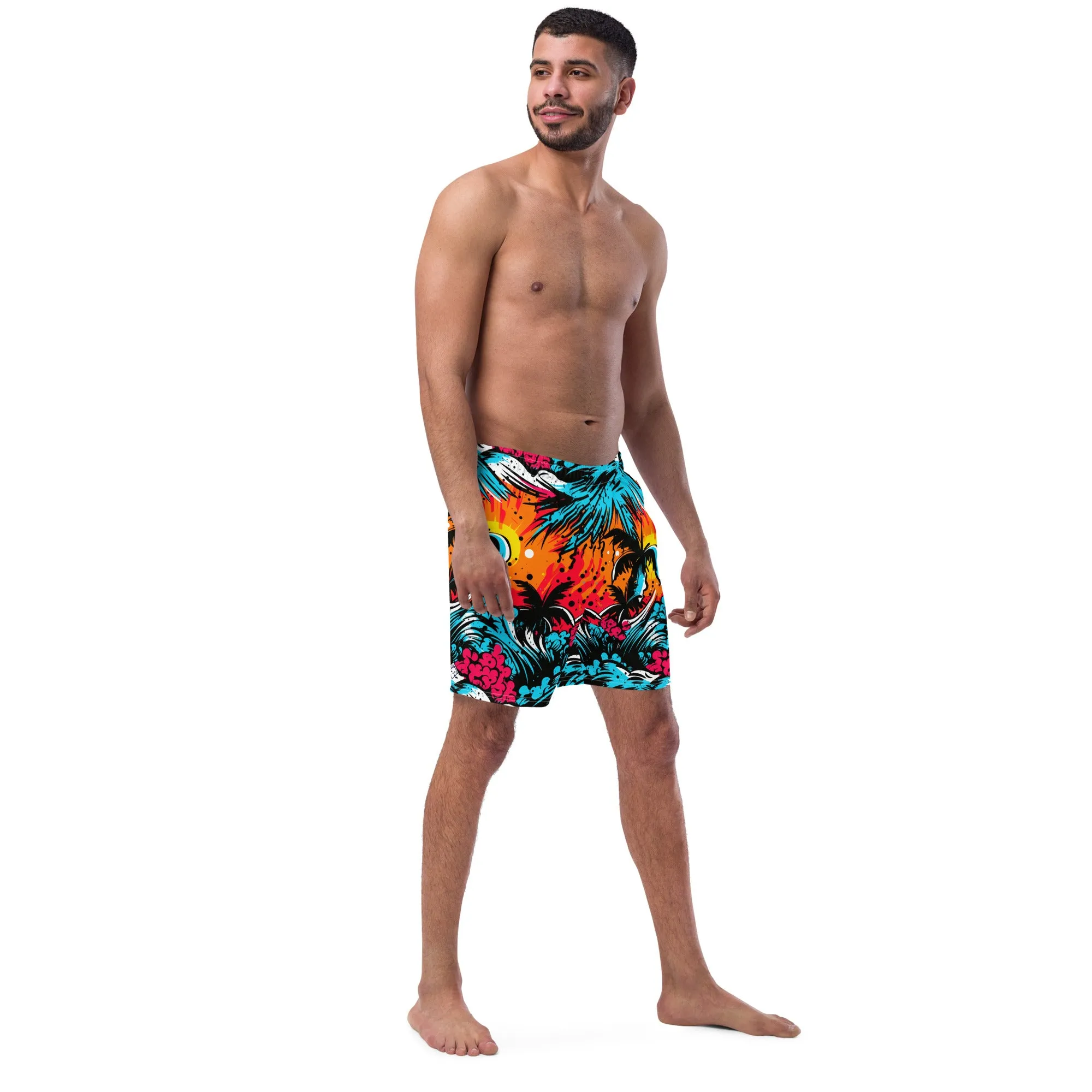 Men's Swim Trunks - Tropical Adventure 001
