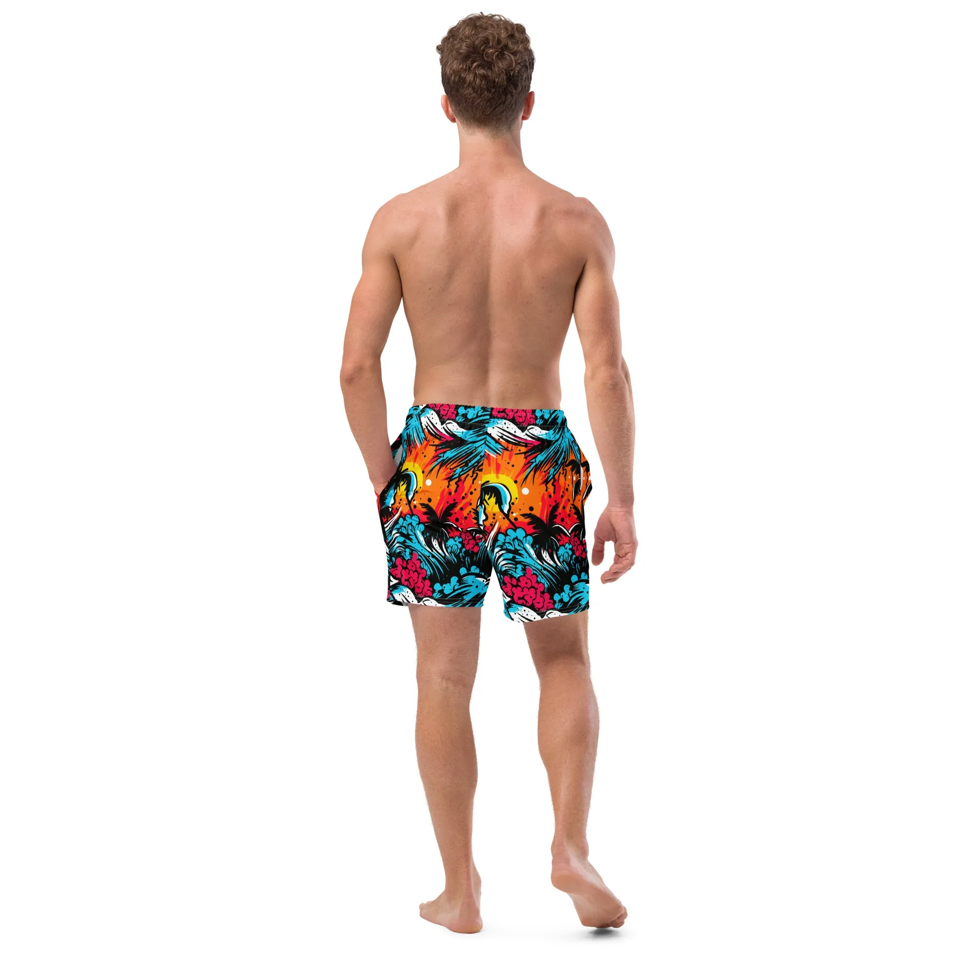 Men's Swim Trunks - Tropical Adventure 001