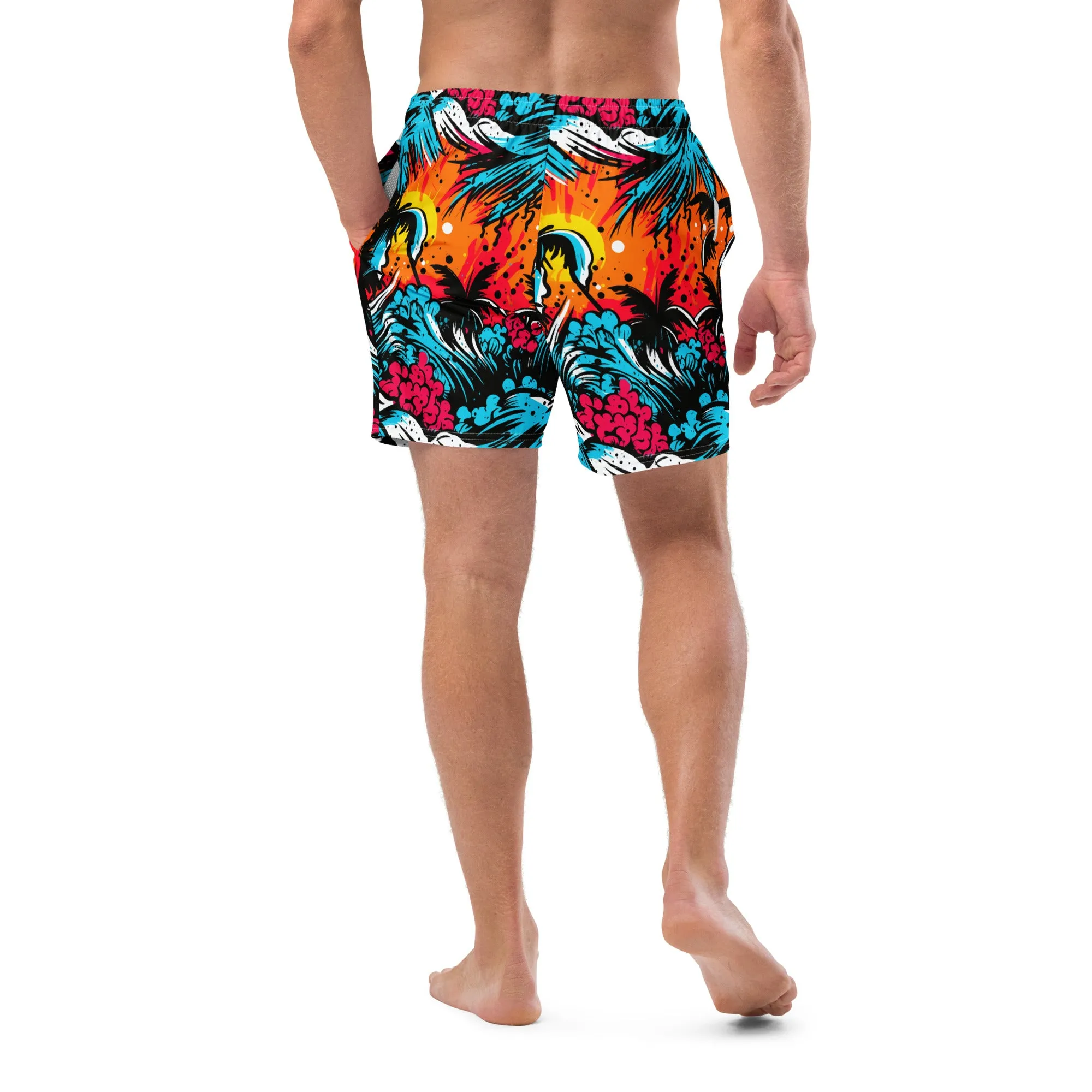 Men's Swim Trunks - Tropical Adventure 001