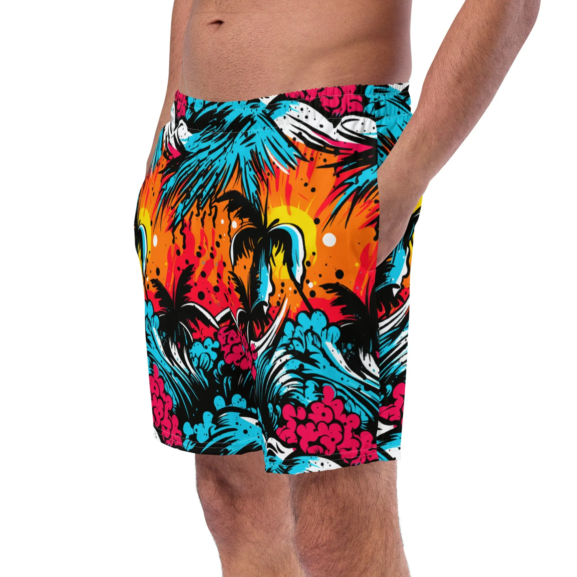 Men's Swim Trunks - Tropical Adventure 001