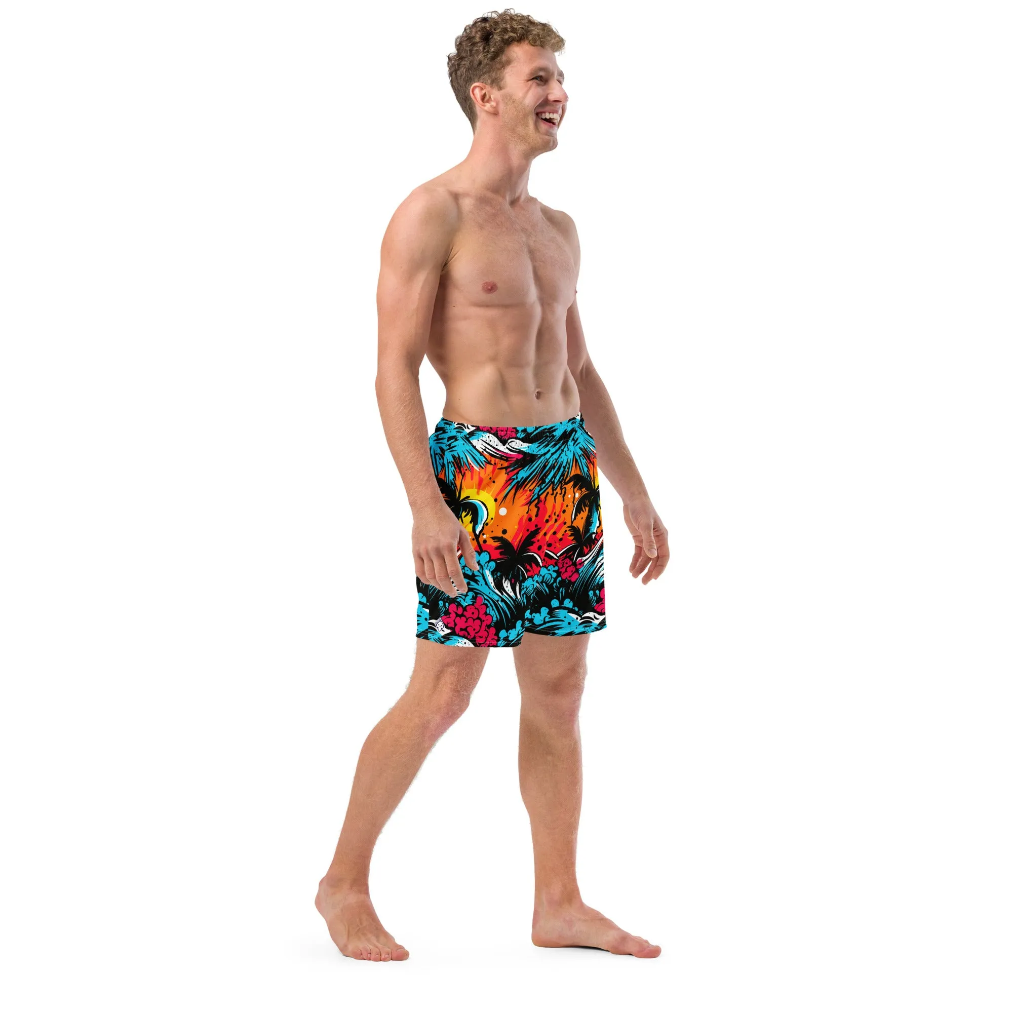 Men's Swim Trunks - Tropical Adventure 001
