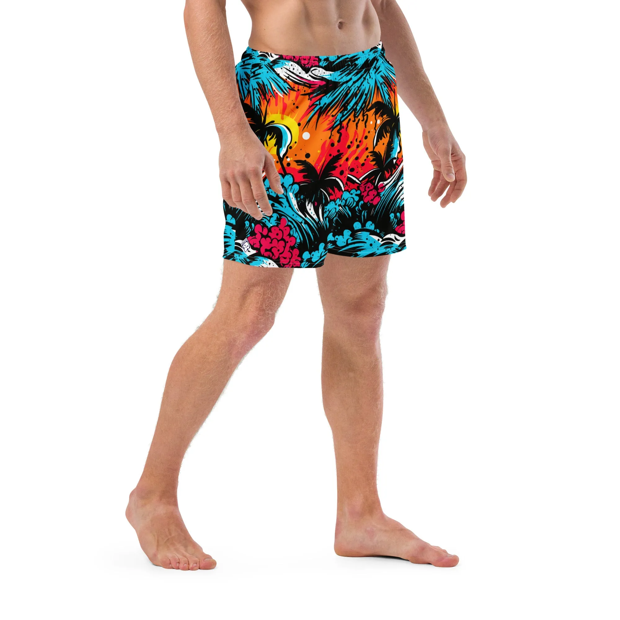 Men's Swim Trunks - Tropical Adventure 001