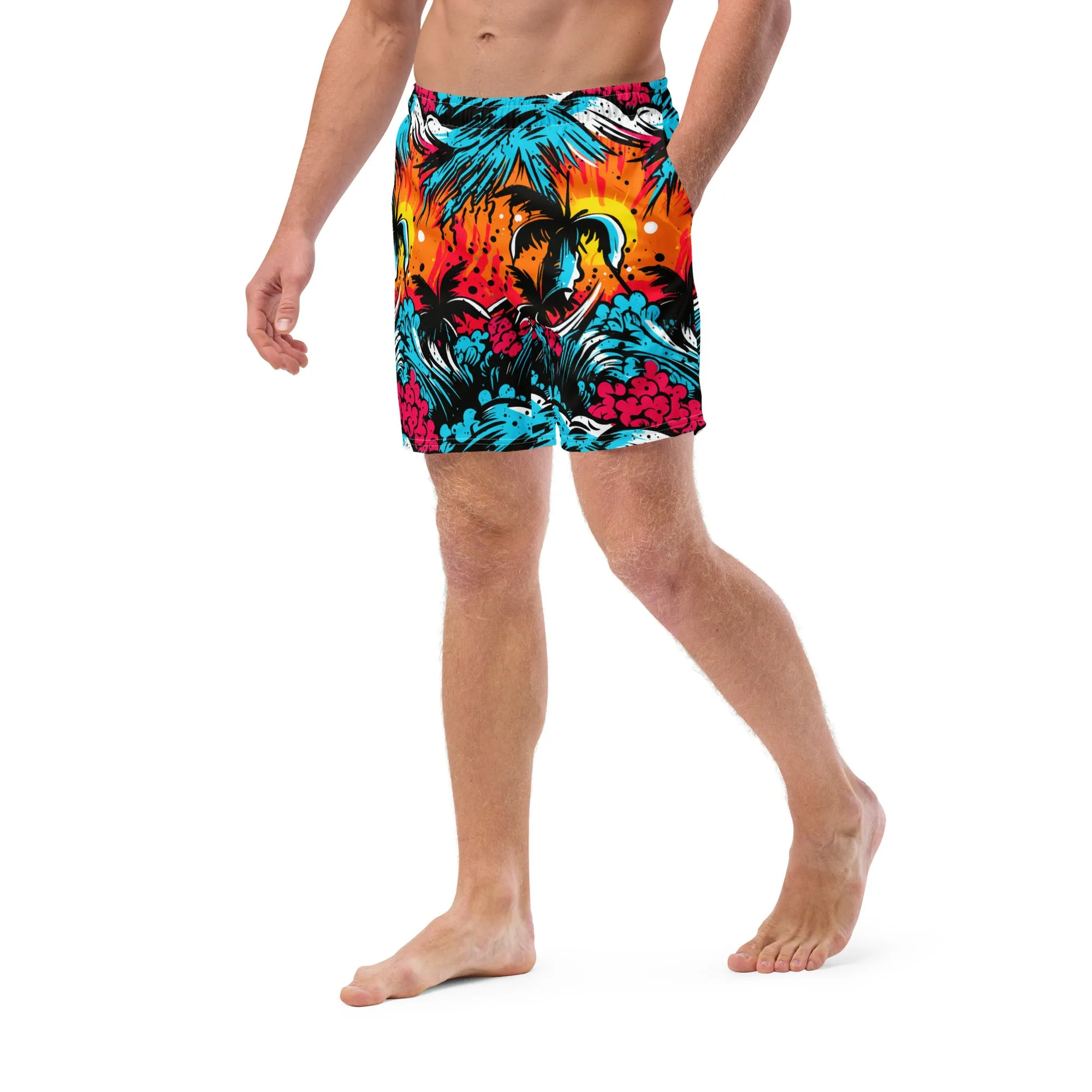 Men's Swim Trunks - Tropical Adventure 001