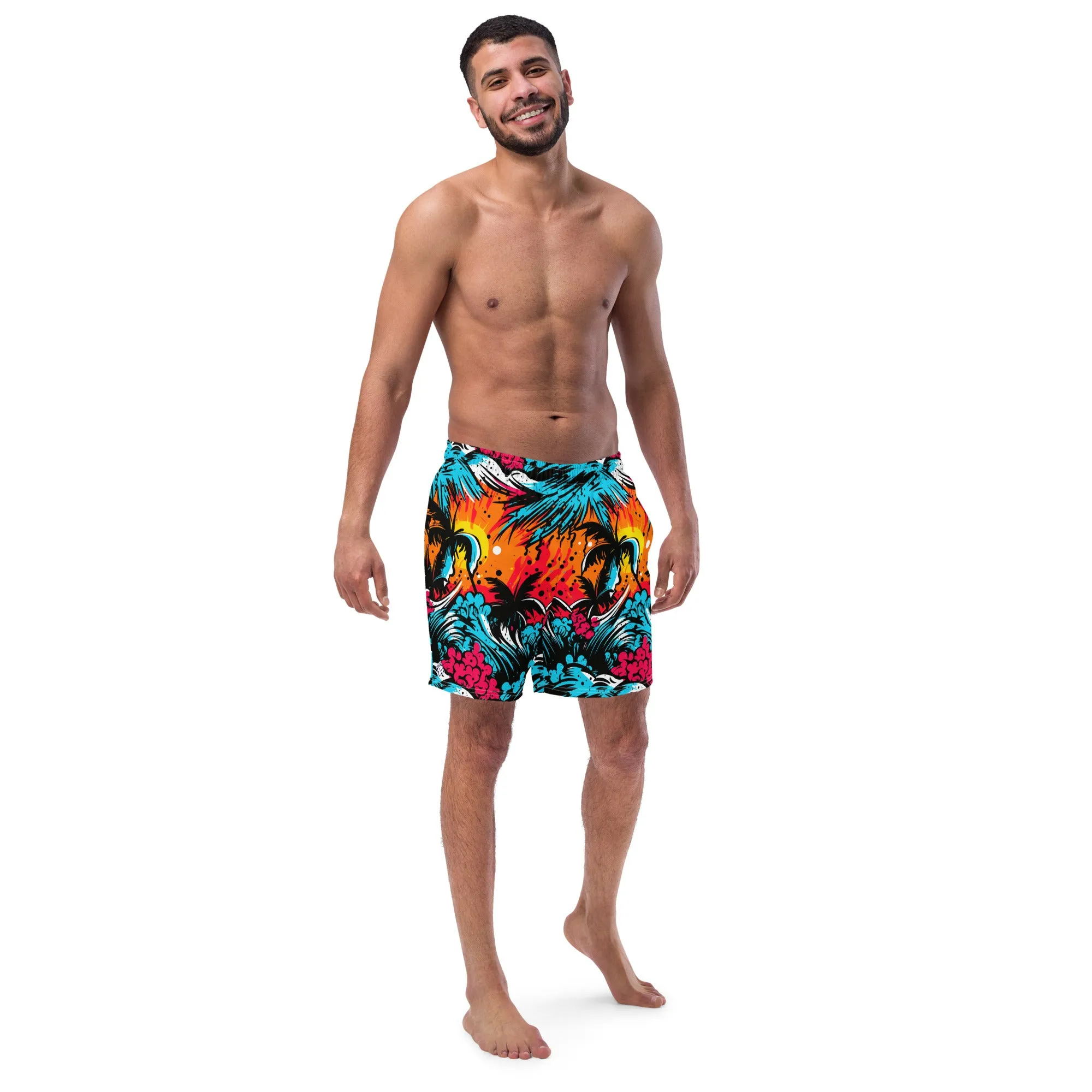 Men's Swim Trunks - Tropical Adventure 001