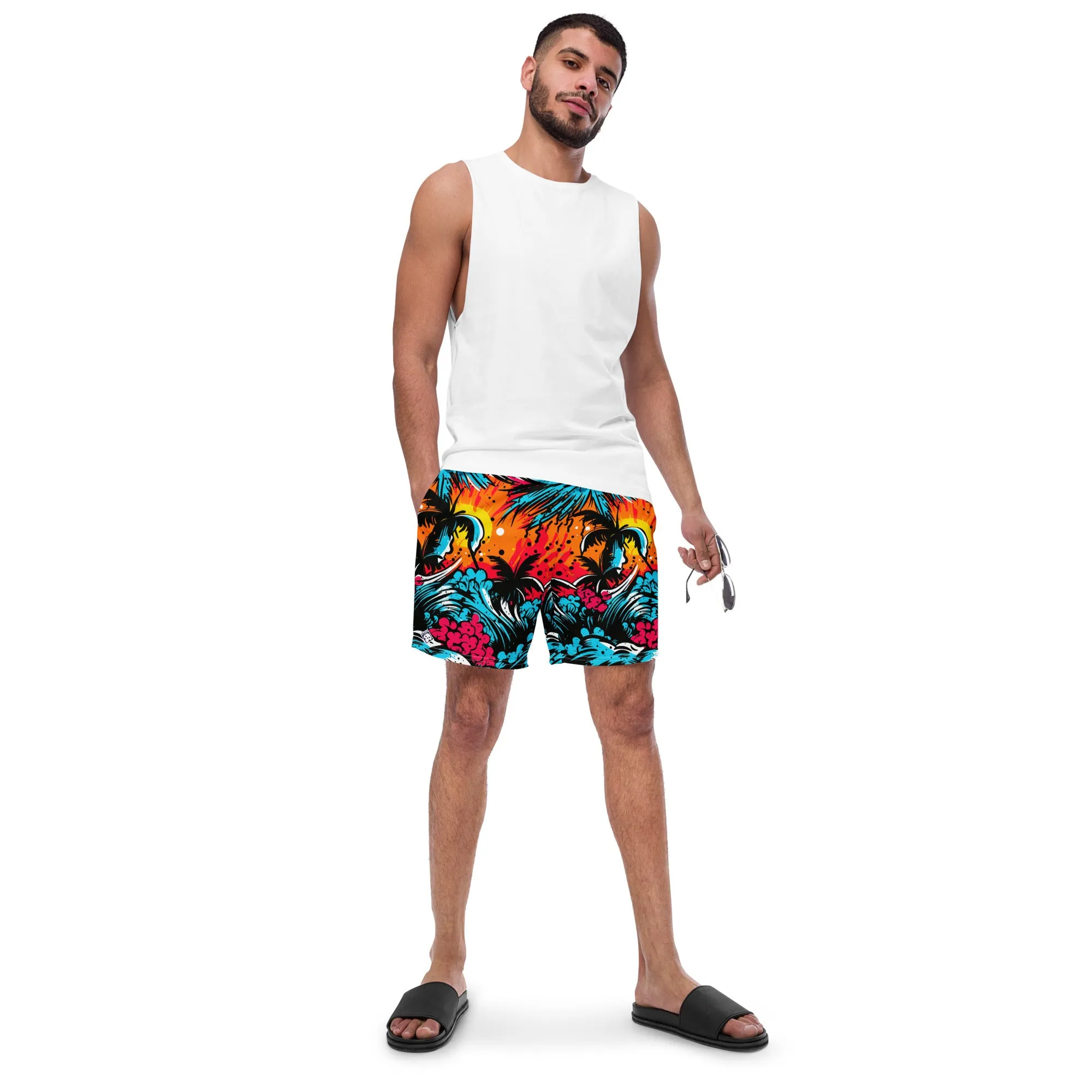 Men's Swim Trunks - Tropical Adventure 001