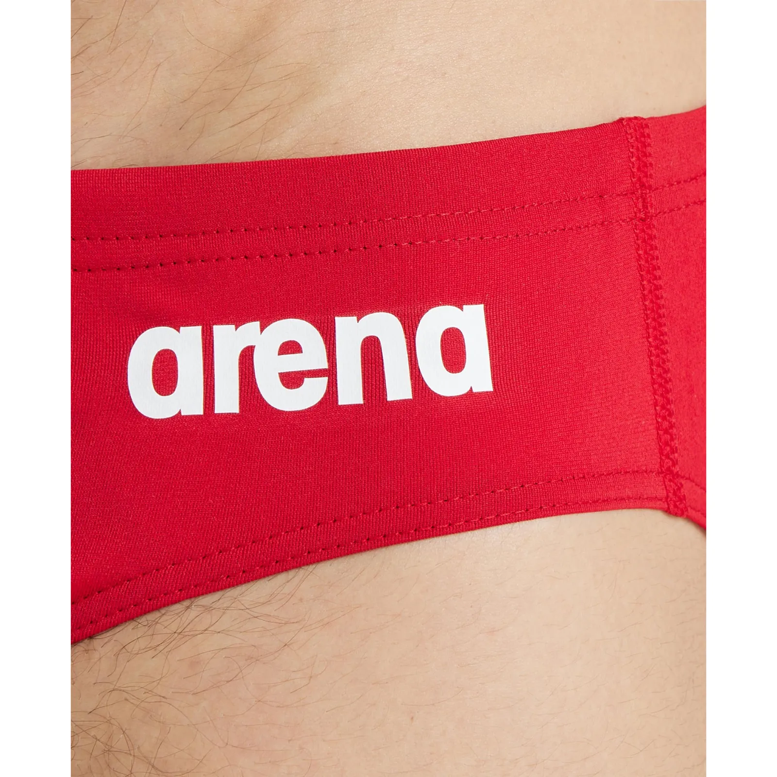 MEN'S TEAM SWIM BRIEF SOLID - RED