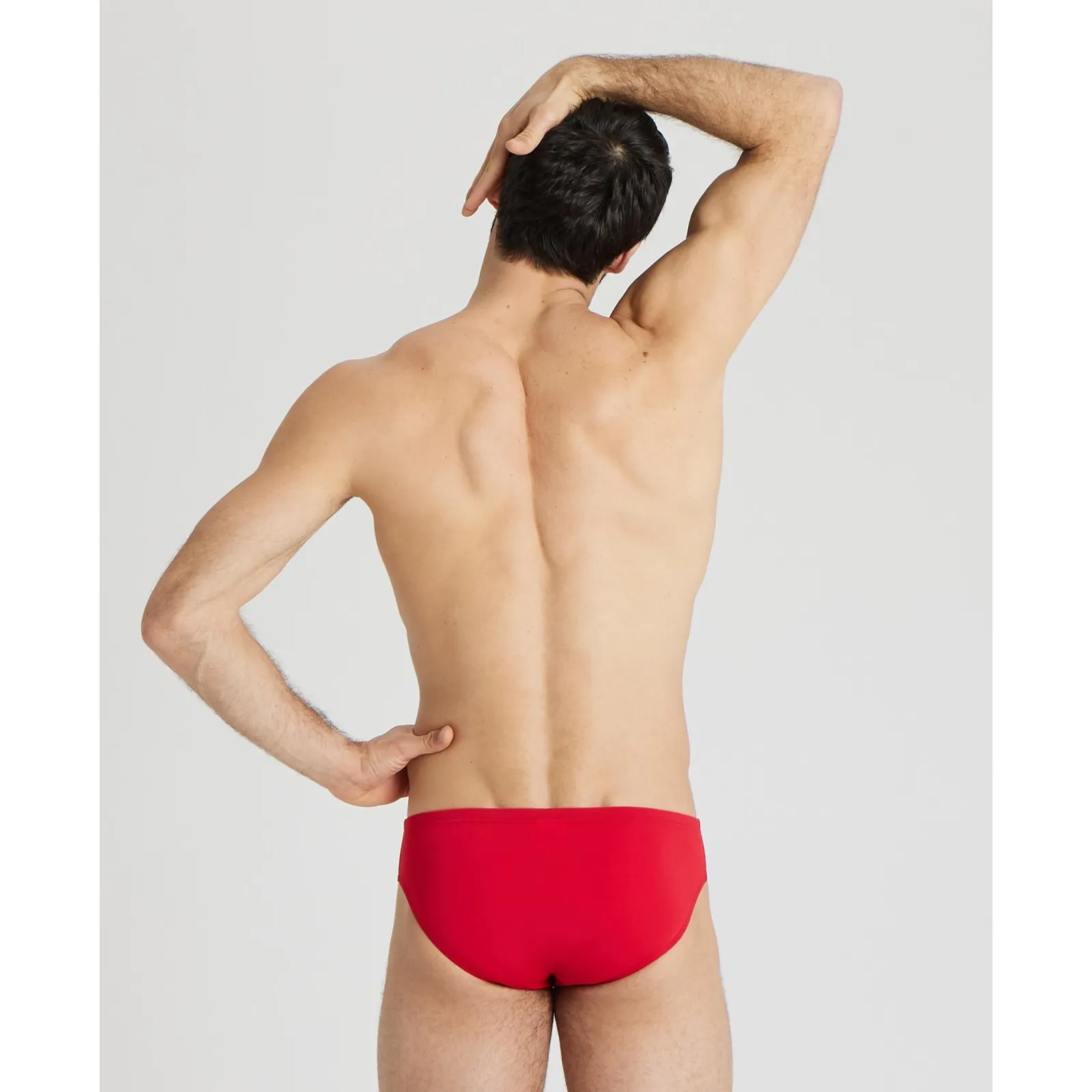 MEN'S TEAM SWIM BRIEF SOLID - RED
