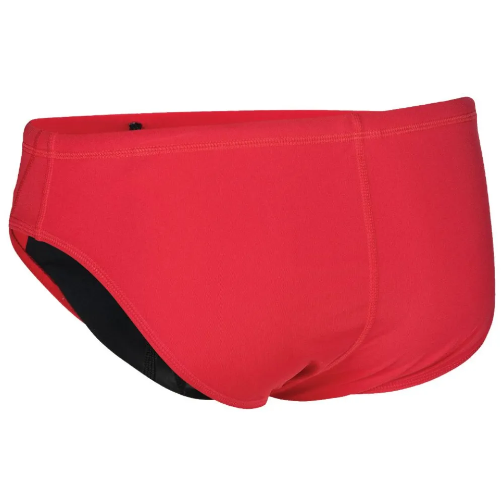 MEN'S TEAM SWIM BRIEF SOLID - RED