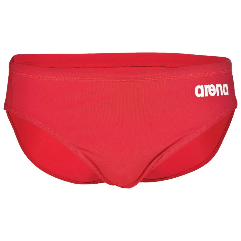 MEN'S TEAM SWIM BRIEF SOLID - RED