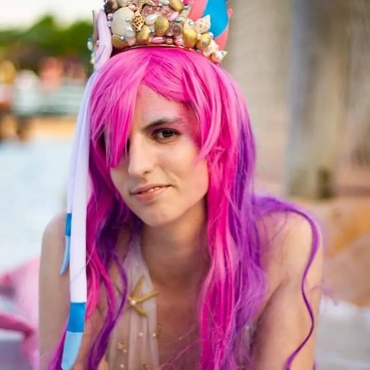 Mermaid Sylveon Inspired Ears Crown with Seashell Detailing