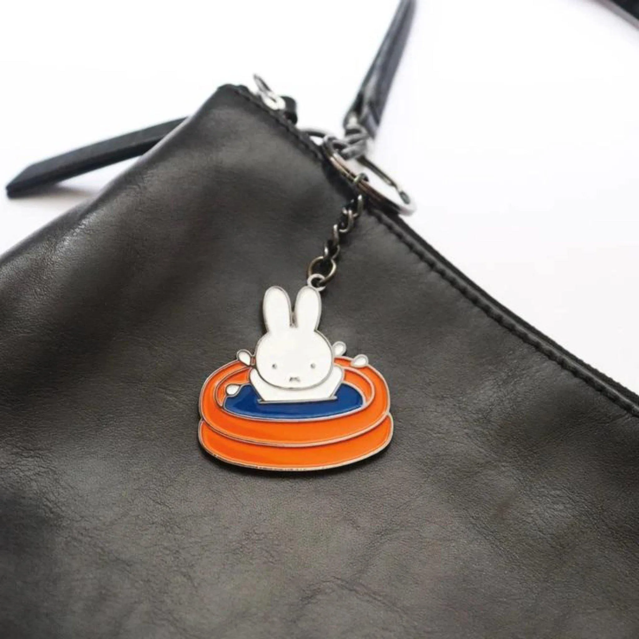 Miffy - Enamel Keychain - Swim