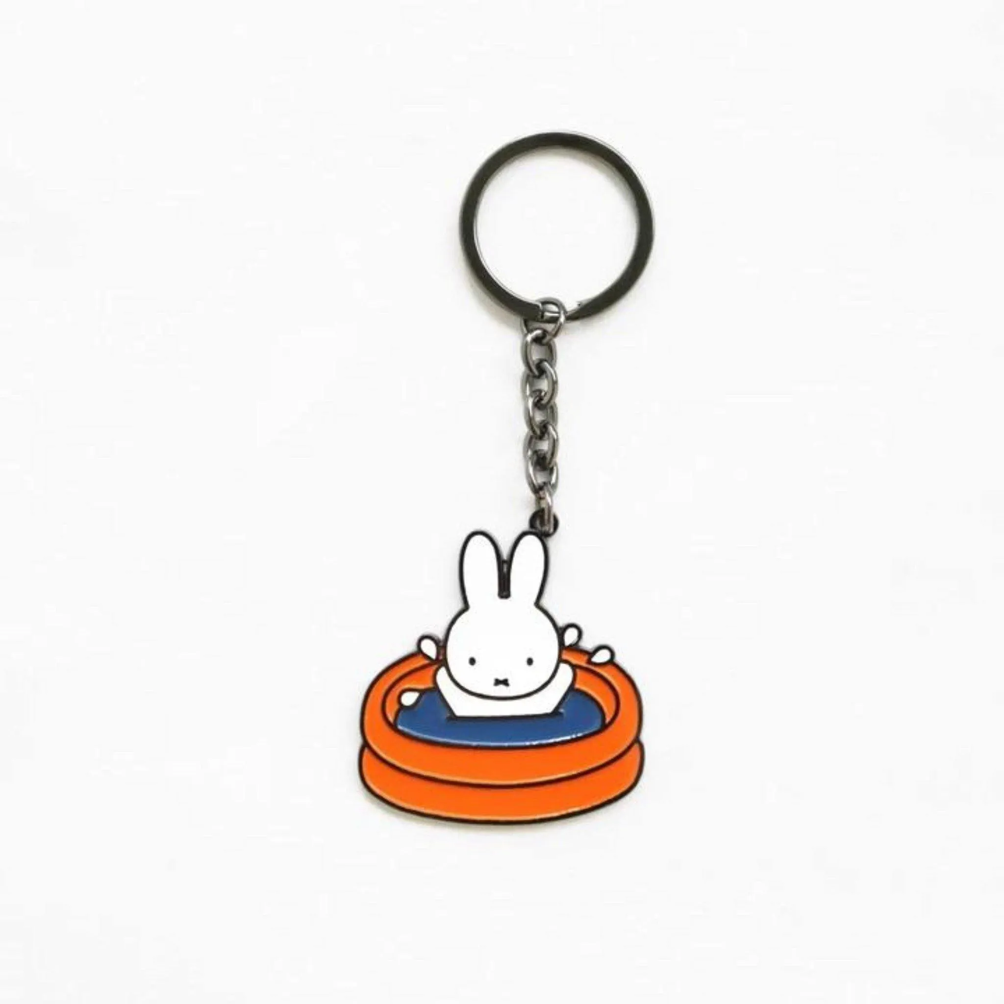 Miffy - Enamel Keychain - Swim