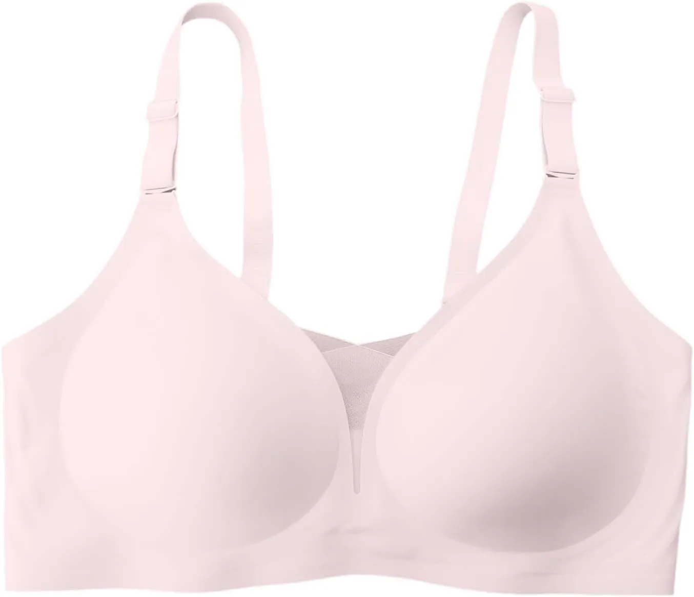 Minimizer Bras for Women Full Coverage No Underwire Gathered Bra Push Up Seamless Adjustable Straps Comfort Bralette