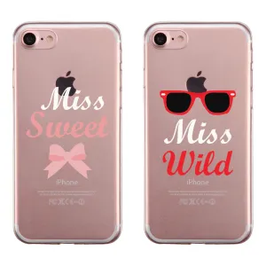 Miss Bow Miss Sunglass BFF Matching Phone Covers Simple Perfect
