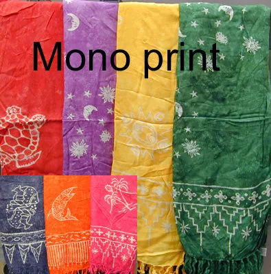 Mono Print Sarongs