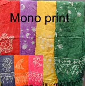 Mono Print Sarongs