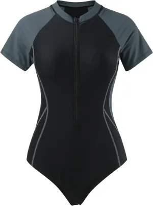 Monokini Swimsuits for Women Tummy Control Bathing Suit Full Coverage Swimsuit V Neck Criss Cross Push up Swimwear