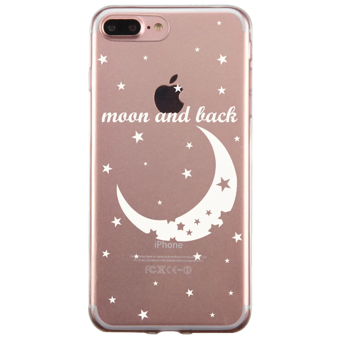 Moon And Back Pattern Couple Matching Phone Cases Humble Sweet Gift