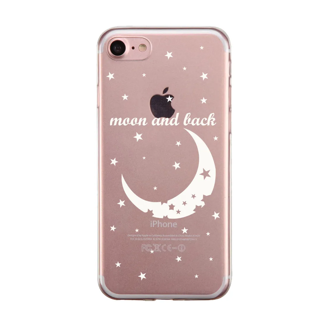 Moon And Back Pattern Couple Matching Phone Cases Humble Sweet Gift