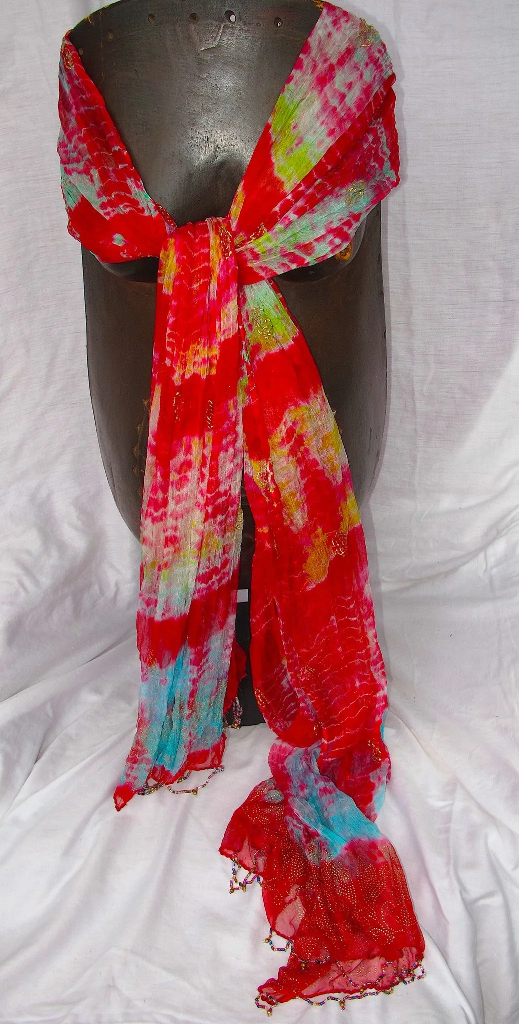 Multi Color Shawl (Red)
