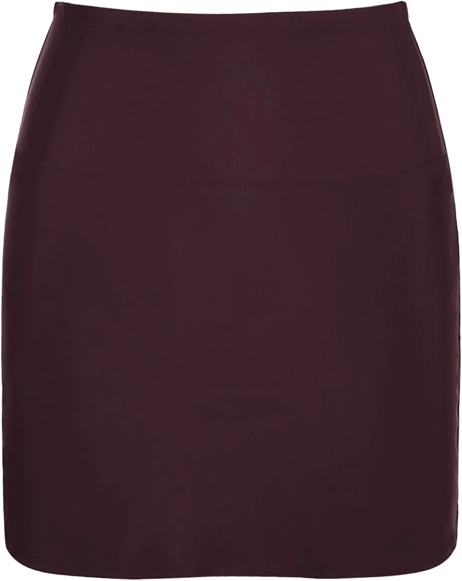 Mycoco Women's Swim Skirt High Waisted UV 50  Modest Swimsuit with Built-in Brief Tankini Bottom