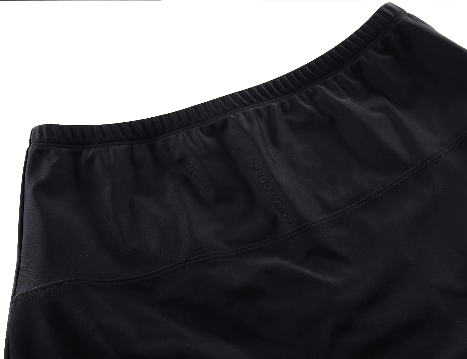 Mycoco Women's Swim Skirt High Waisted UV 50  Modest Swimsuit with Built-in Brief Tankini Bottom