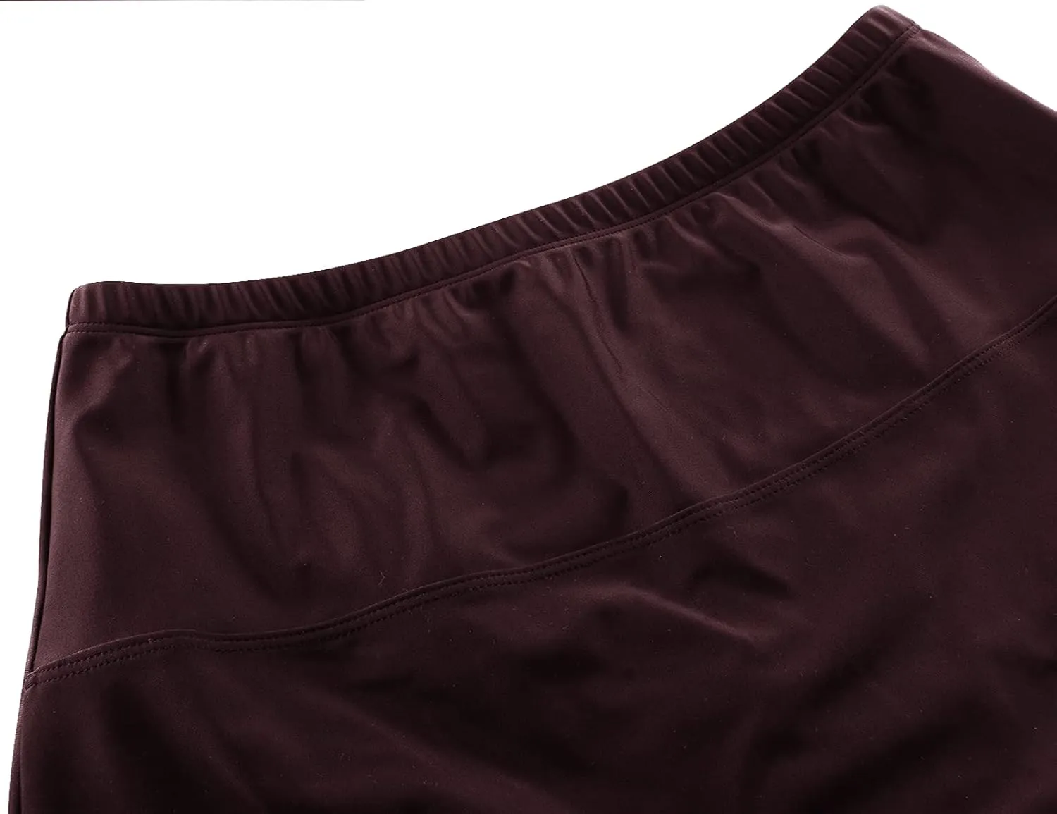Mycoco Women's Swim Skirt High Waisted UV 50  Modest Swimsuit with Built-in Brief Tankini Bottom
