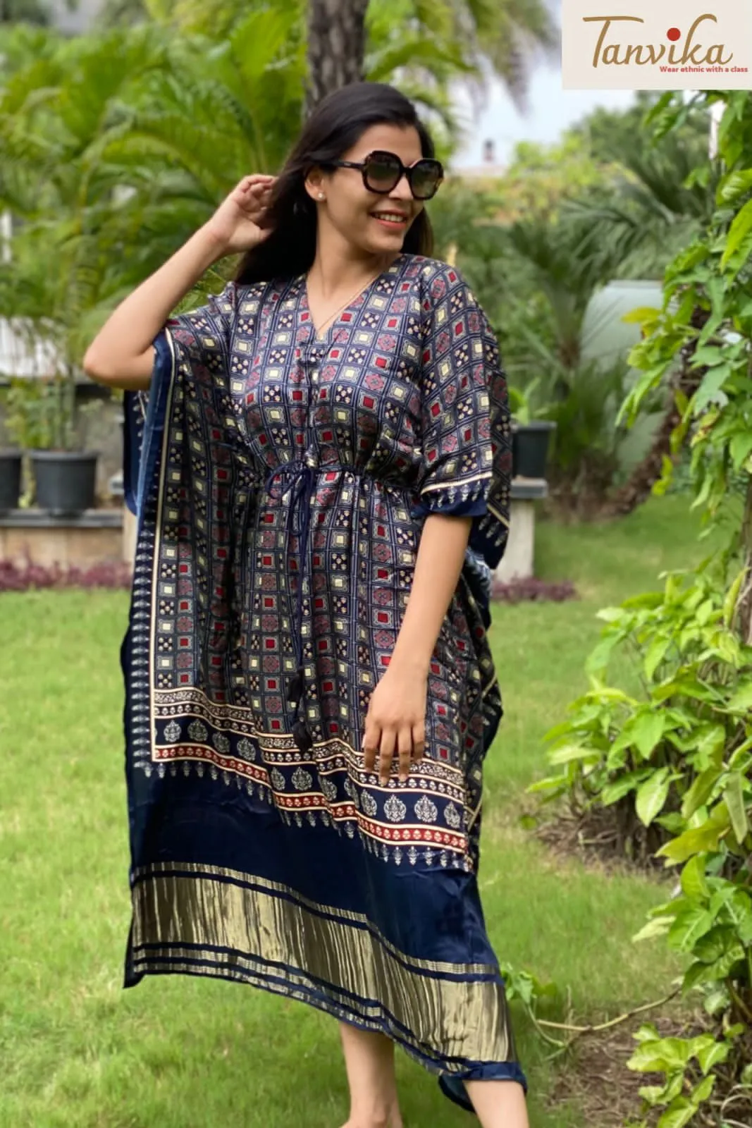 Nazakat gajji silk kaftan