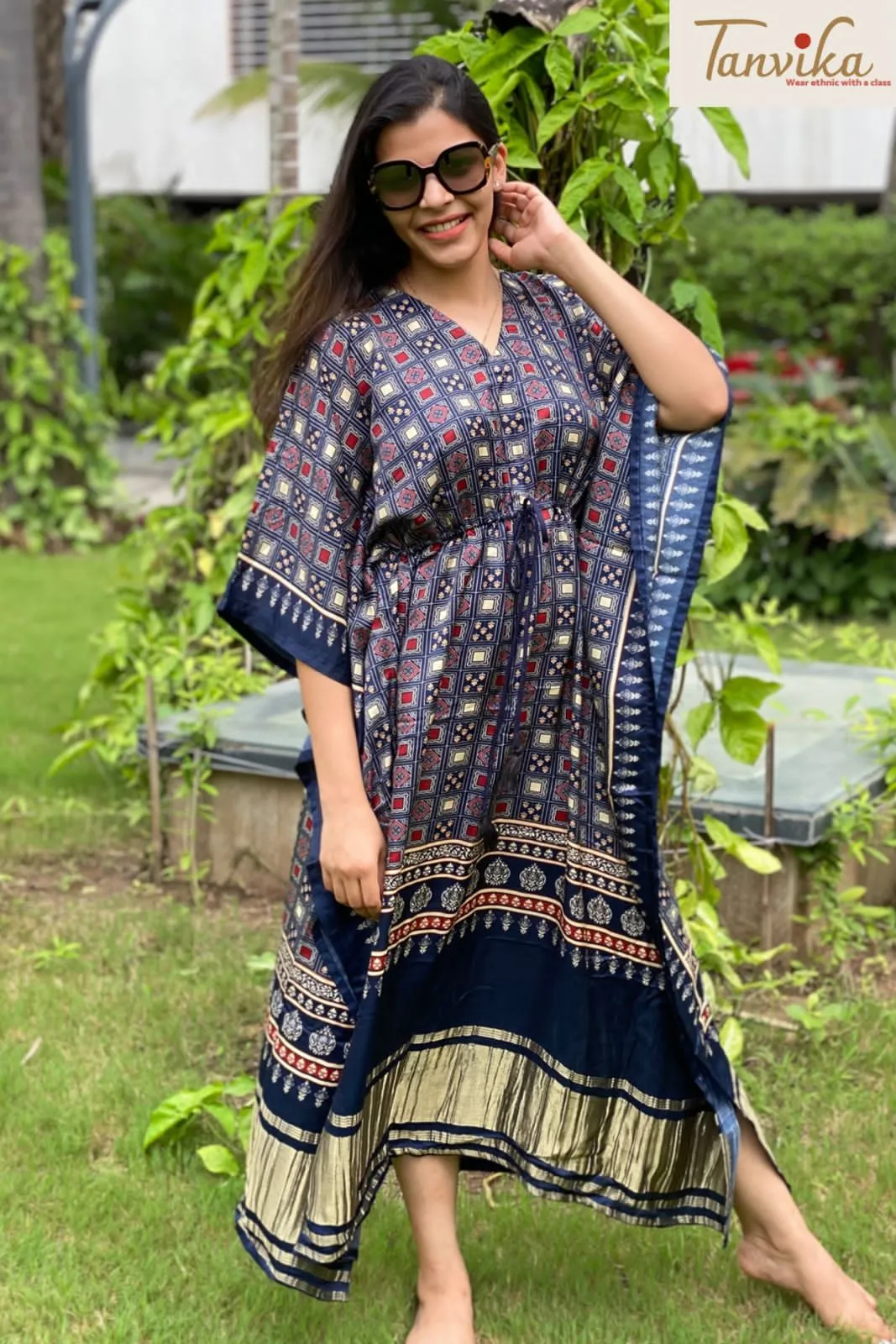 Nazakat gajji silk kaftan
