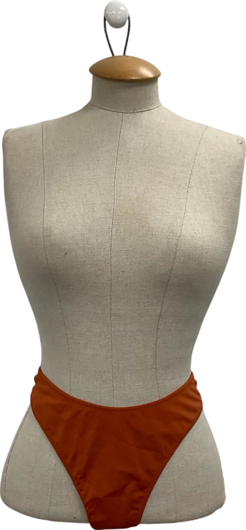 NEENA SWIM Hipster Bikini Bottoms  In Sunset Orange UK XL