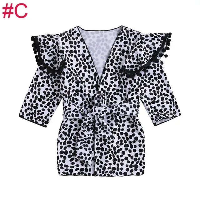 New Fashion Toddler Baby Leopard Print Swimsuit Bikini Sets
