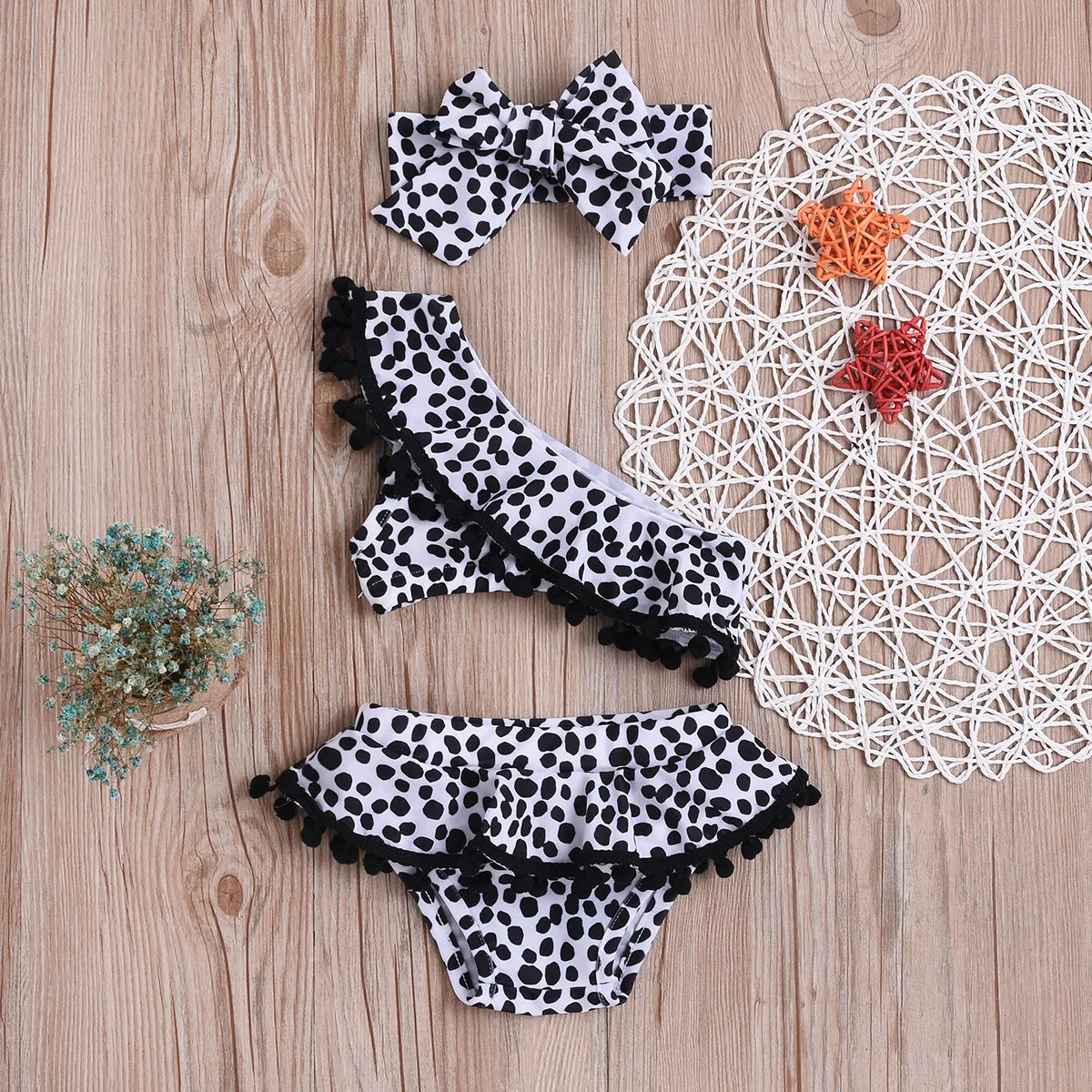 New Fashion Toddler Baby Leopard Print Swimsuit Bikini Sets