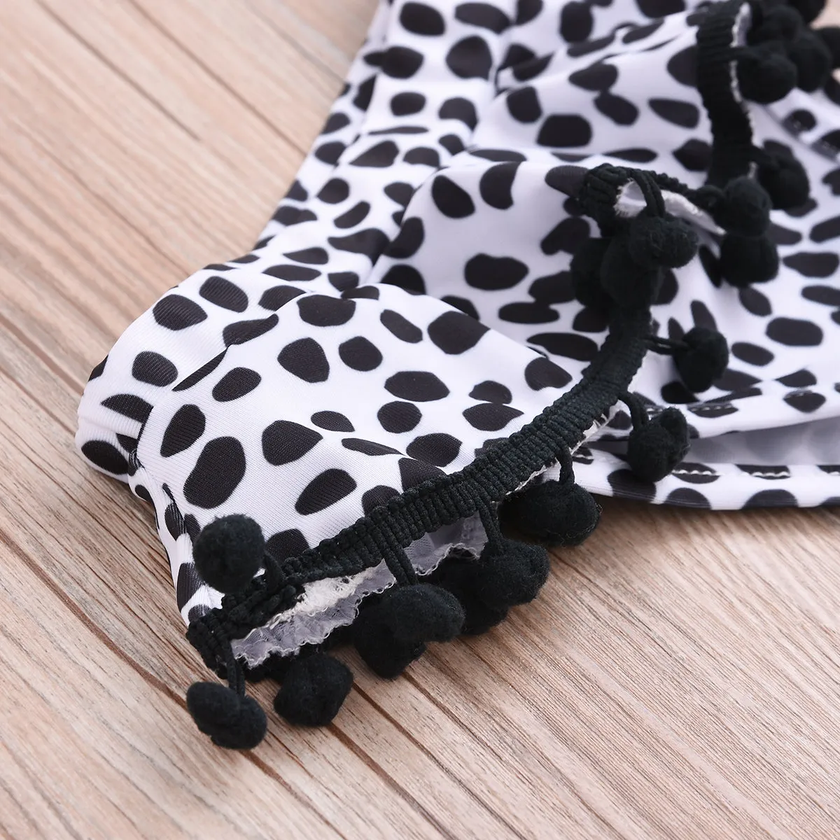 New Fashion Toddler Baby Leopard Print Swimsuit Bikini Sets