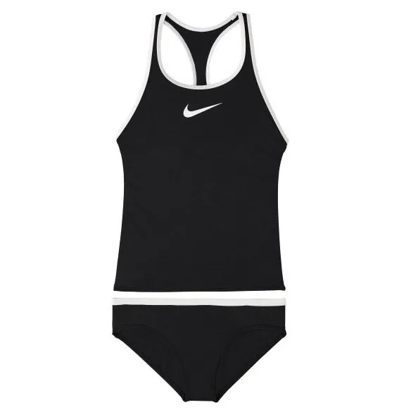 Nike Girls Solid Racerback Tankini Set