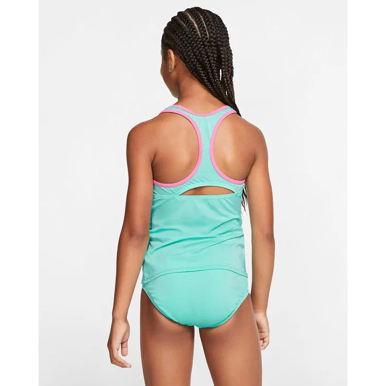 Nike Girls Solid Racerback Tankini Set