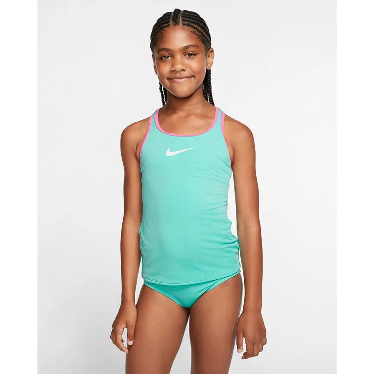 Nike Girls Solid Racerback Tankini Set