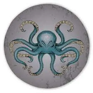 Octopoda Round Sand-Free Towel