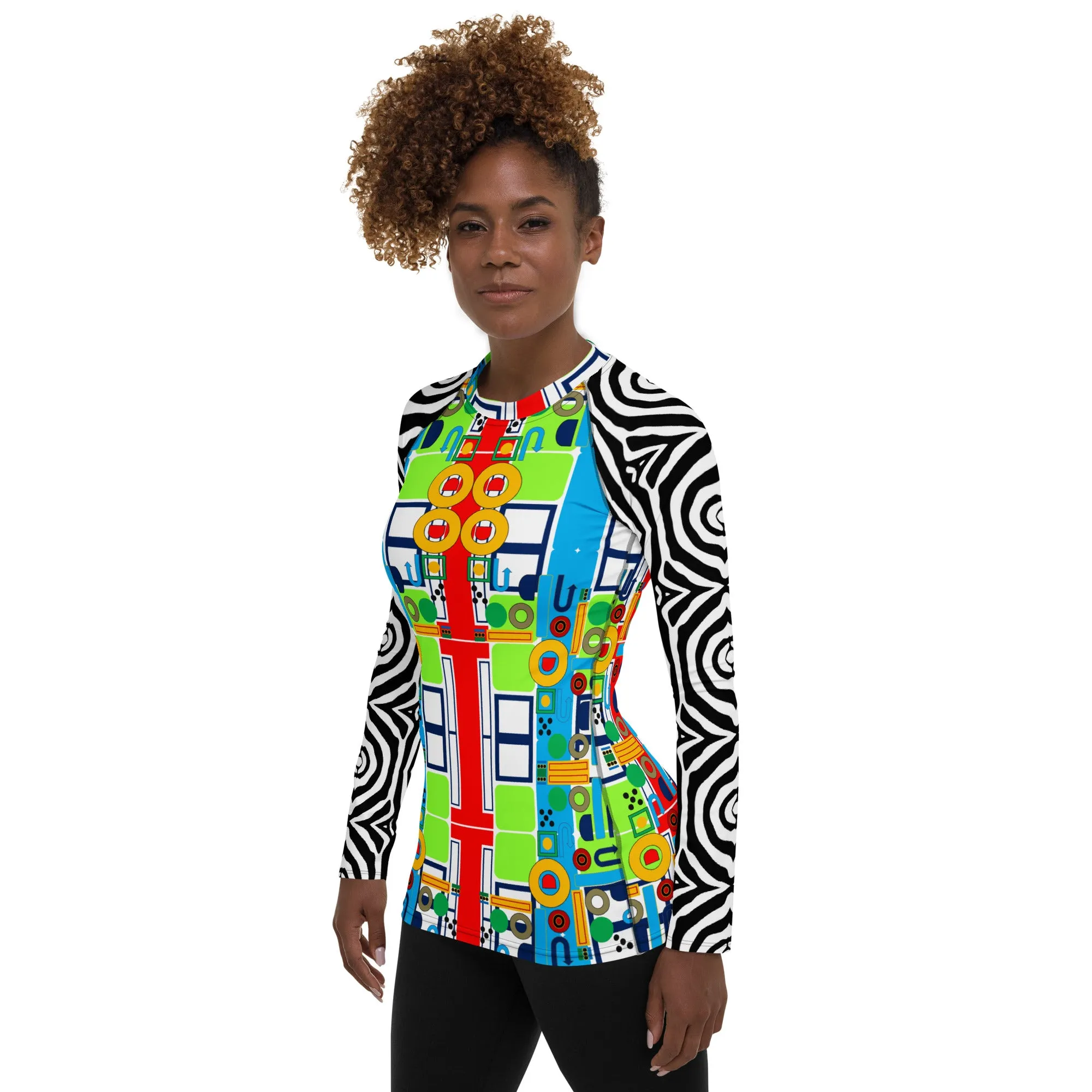 OD SIG-Symbol Inspired Women's Rash Guard TURY