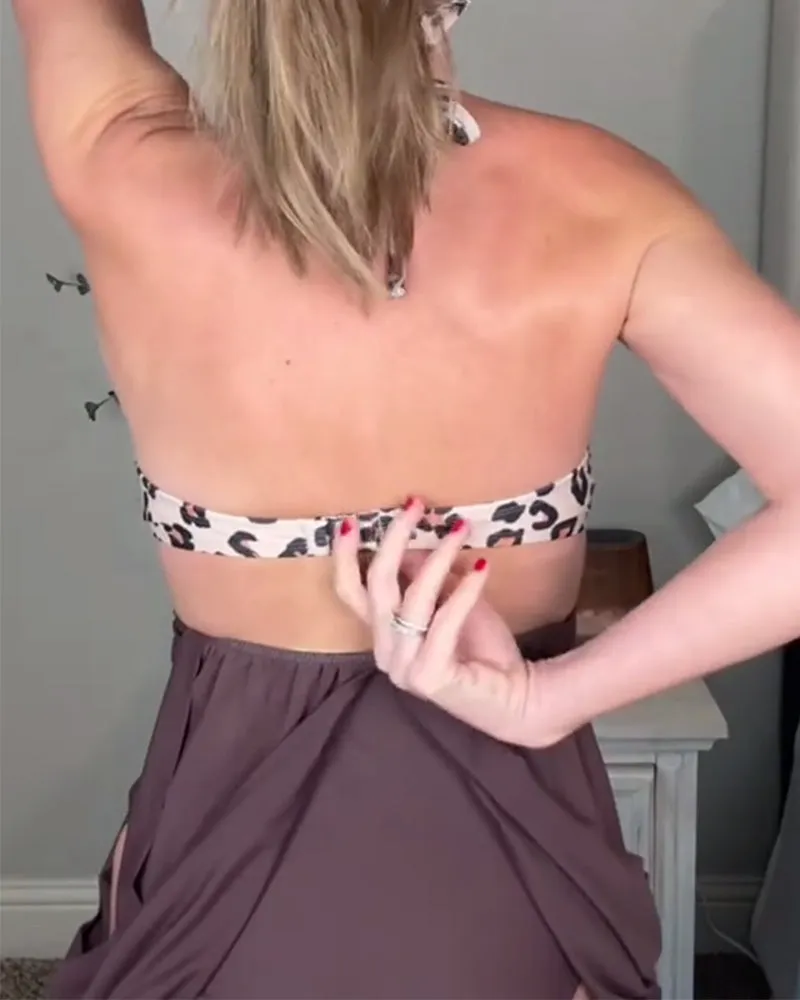 One-Piece Halter Neck Sexy Swimsuit