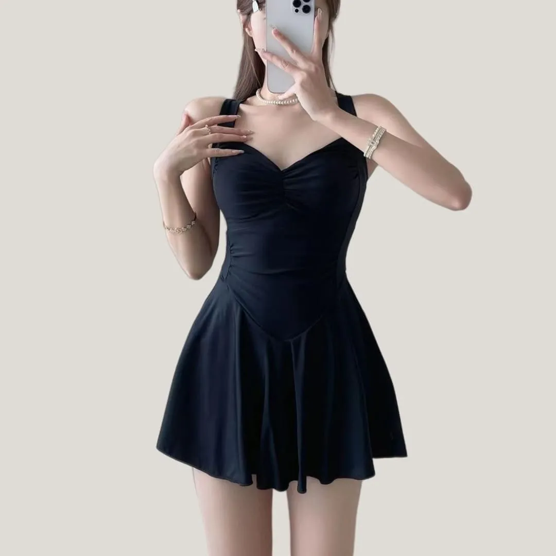 One Piece Swimsuit for Women,Tummy Control High Waisted Bathing Suit with Backless Design & Enhancing Cups