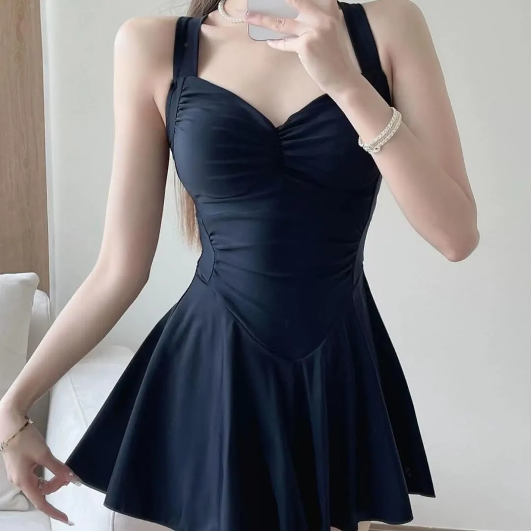 One Piece Swimsuit for Women,Tummy Control High Waisted Bathing Suit with Backless Design & Enhancing Cups