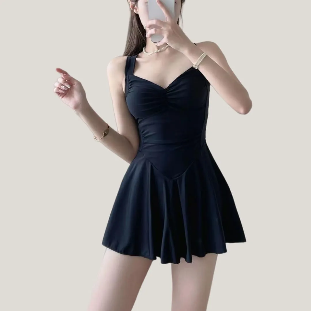 One Piece Swimsuit for Women,Tummy Control High Waisted Bathing Suit with Backless Design & Enhancing Cups