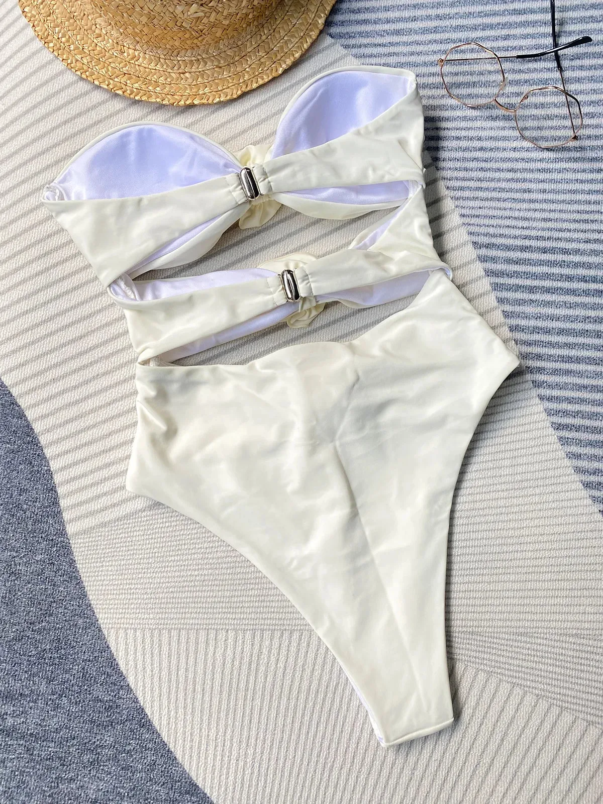 One Piece Swimsuit   matching skirt option