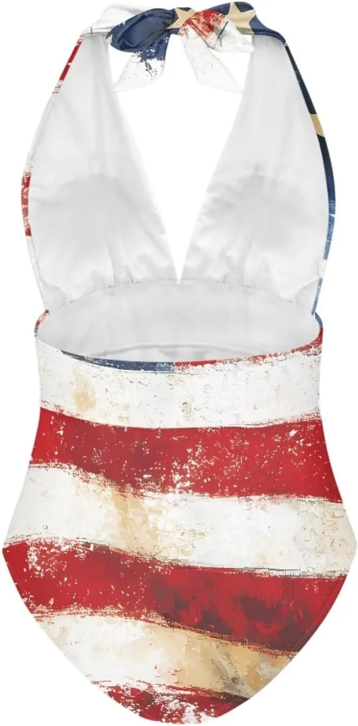 One Piece Swimsuit Women Deep V Neck Cross Back Ruched Sexy Bathing Suit Summer Swimwear