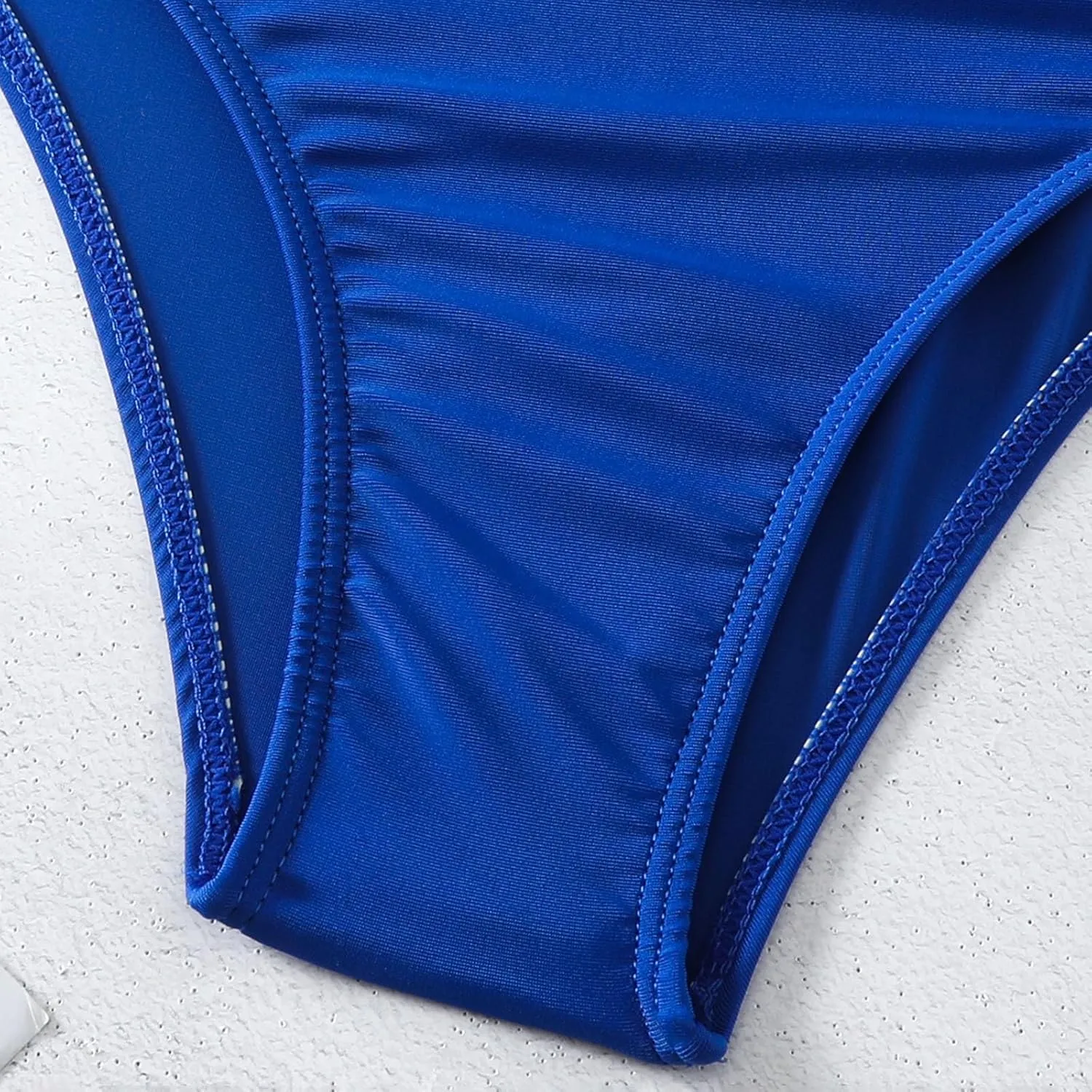 One Piece Swimsuit Women Sexy Tummy Control Cutout High Waisted Bathing Suit Halter Neck Criss Cross Back Swimsuits