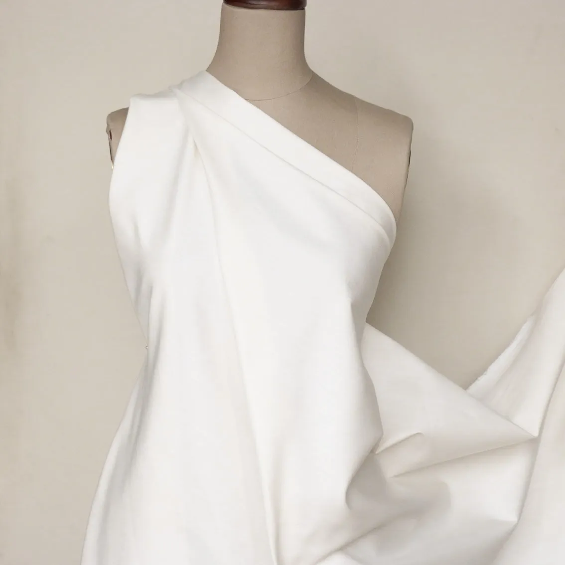Ornella Ivory Stretch Denim